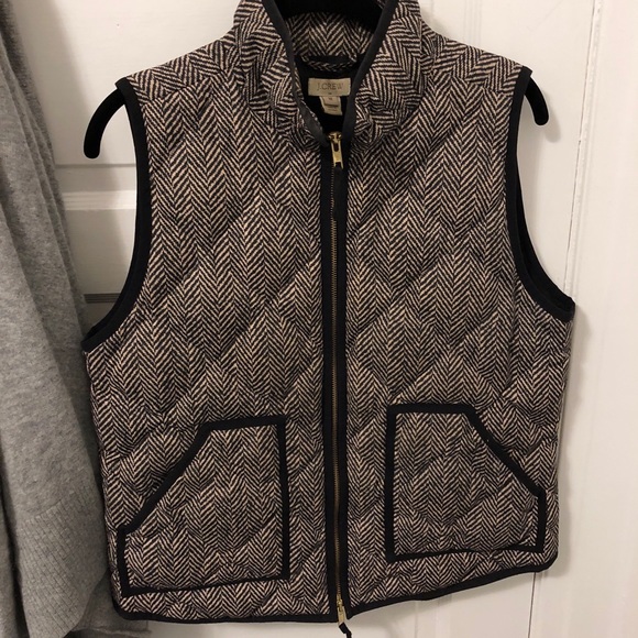 JCrew Factory Herringbone Vest - Picture 1 of 3